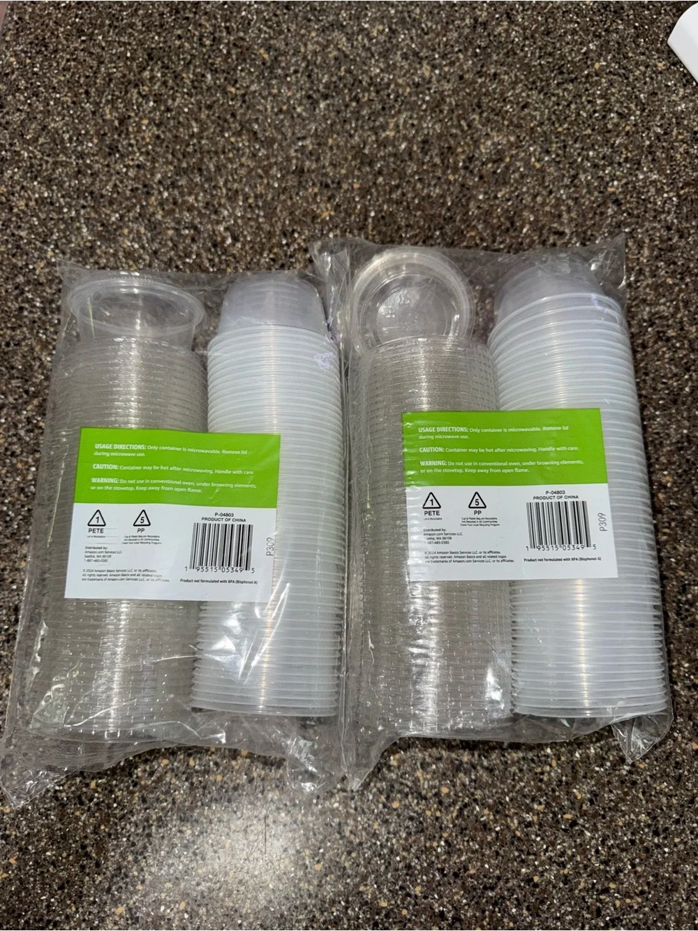 2 Pack Disposable Plastic To-Go Cups And Lids, Mini, 2oz, 50 Count Per Pack, bpa
